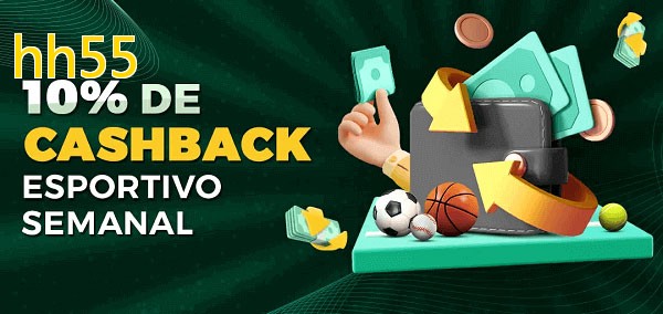 10% de bônus de cashback na hh55