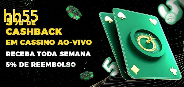 Promoções do cassino ao Vivo hh55